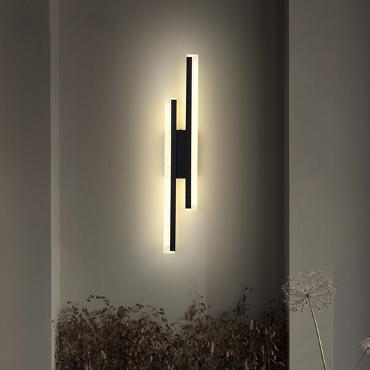 Creative Art Double Line Wall Lamp Stairs Aisle Background